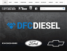 Tablet Screenshot of dfcdiesel.com